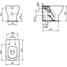 Унитаз IDEAL STANDARD Tesi AquaBlade T007701